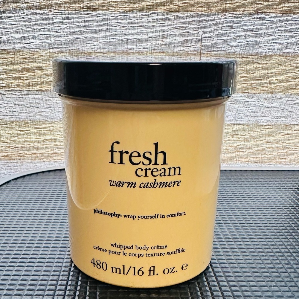 New Unused Philosophy Fresh Cream Warm Cashmere Whipped Body Creme Lotion 16oz